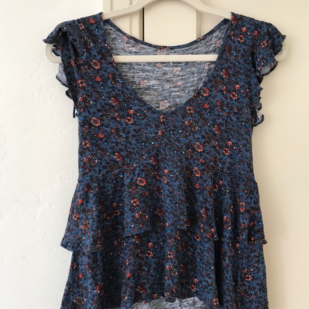 Aeropostale Floral Blouse